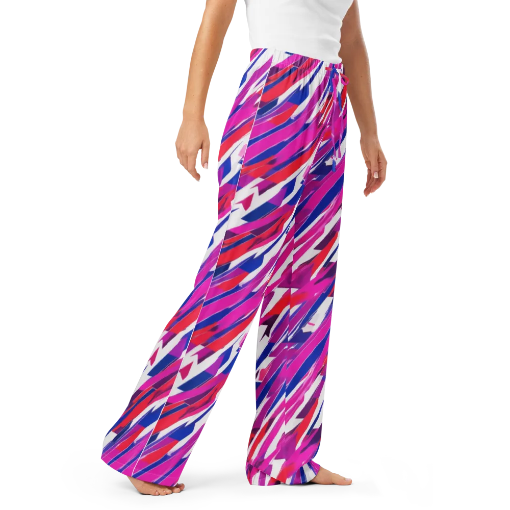 Prismatic Break on Women's Pajama Pants — Right Front