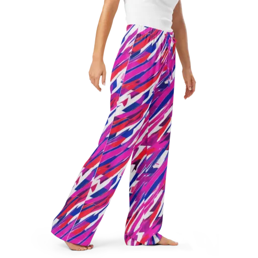 Prismatic Break on a Women's Pajama Pants