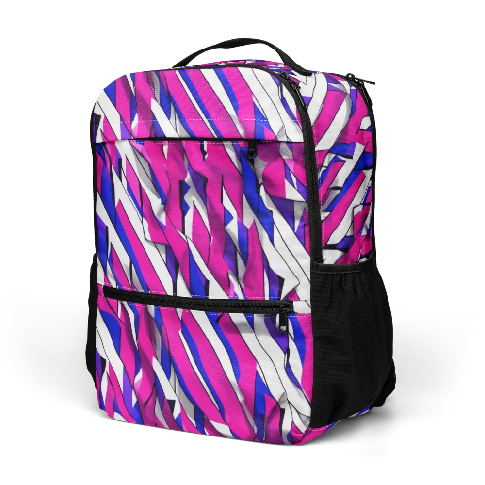 Chromatic Slash on Utility Backpack — Left Front