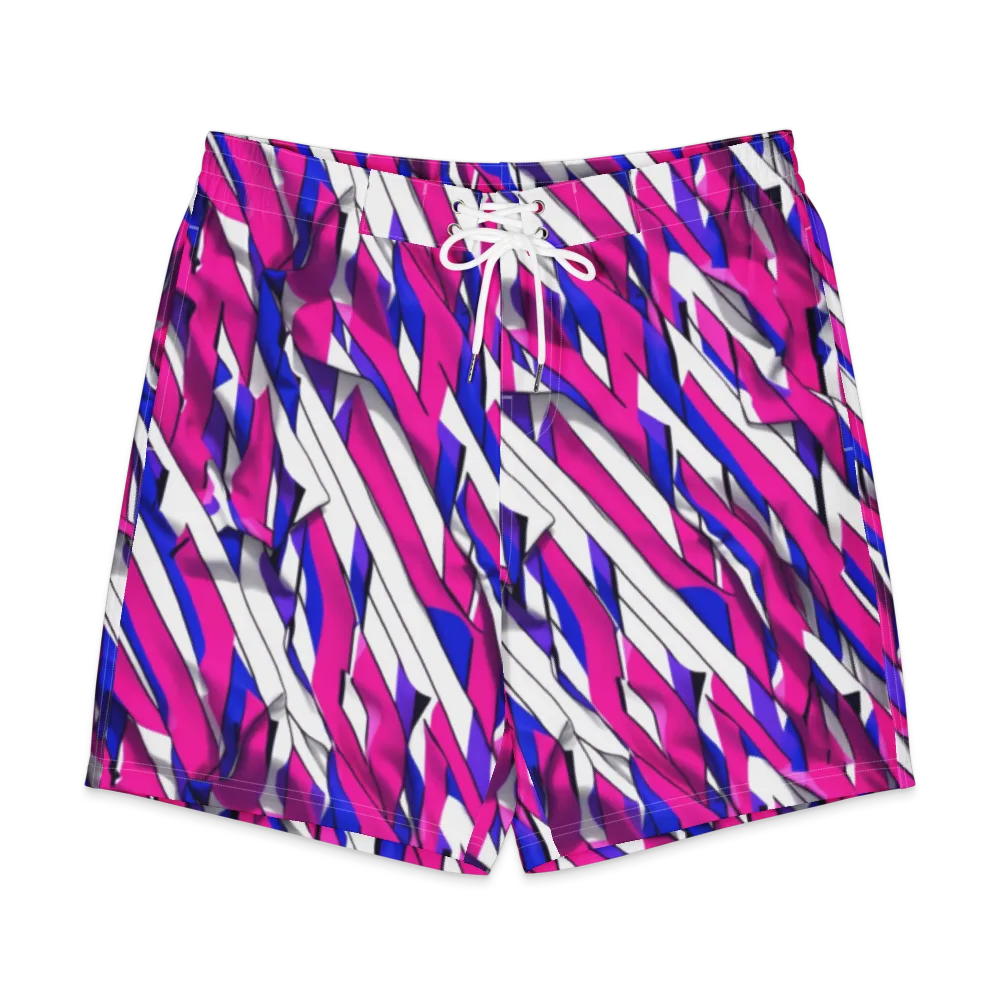 Chromatic Slash on Men's Board Shorts — Front