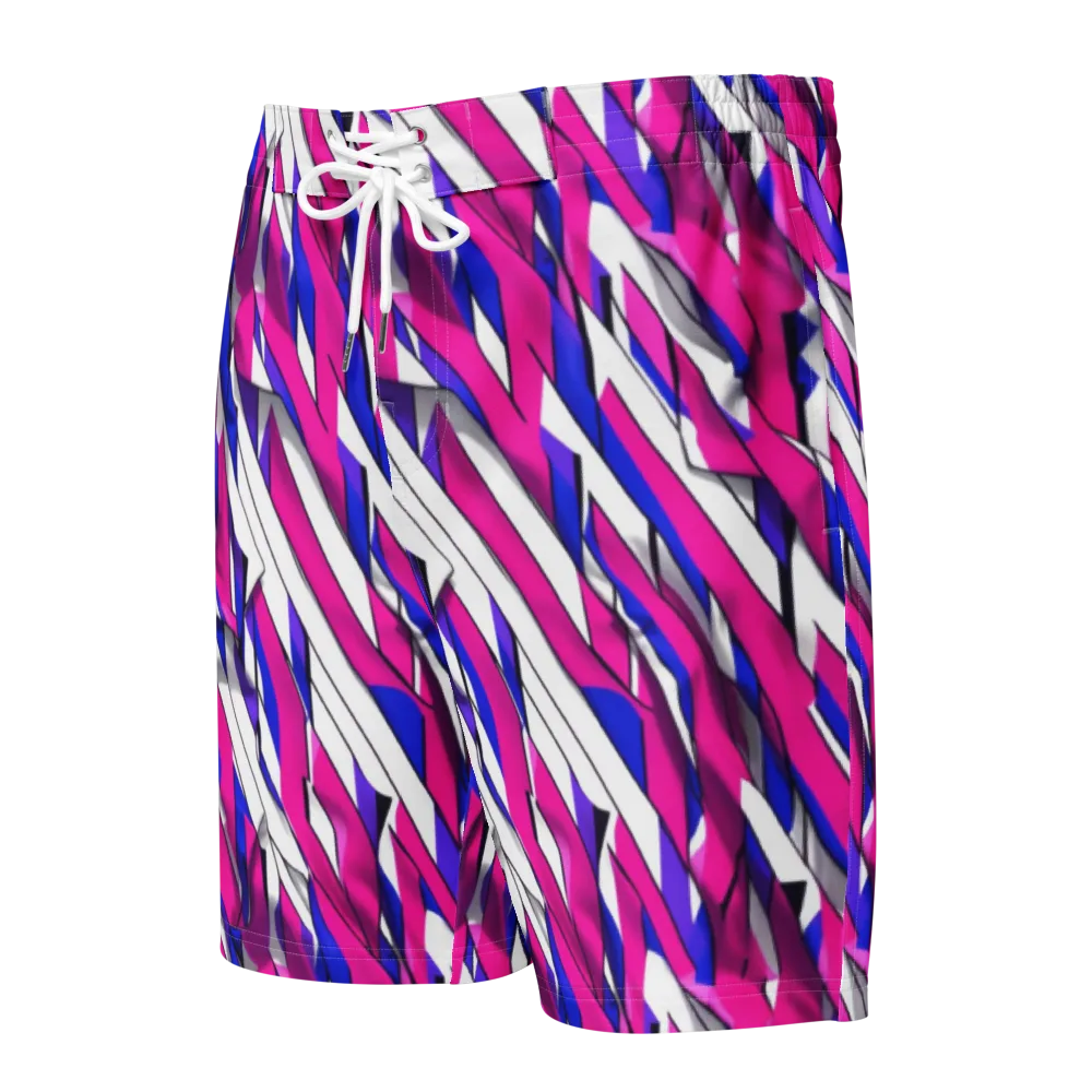 Chromatic Slash on Men's Board Shorts — Front
