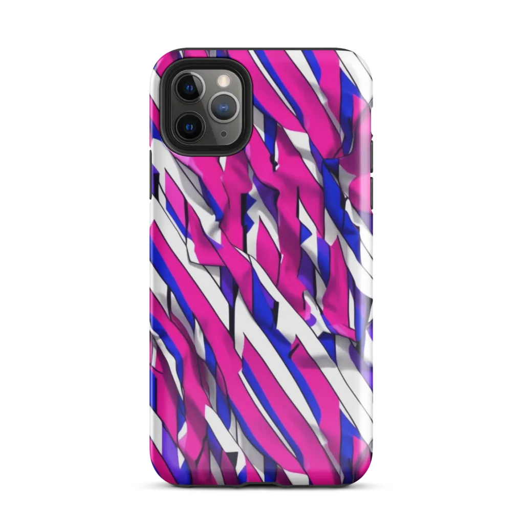 Chromatic Slash on Tough Case for iPhone® — Front