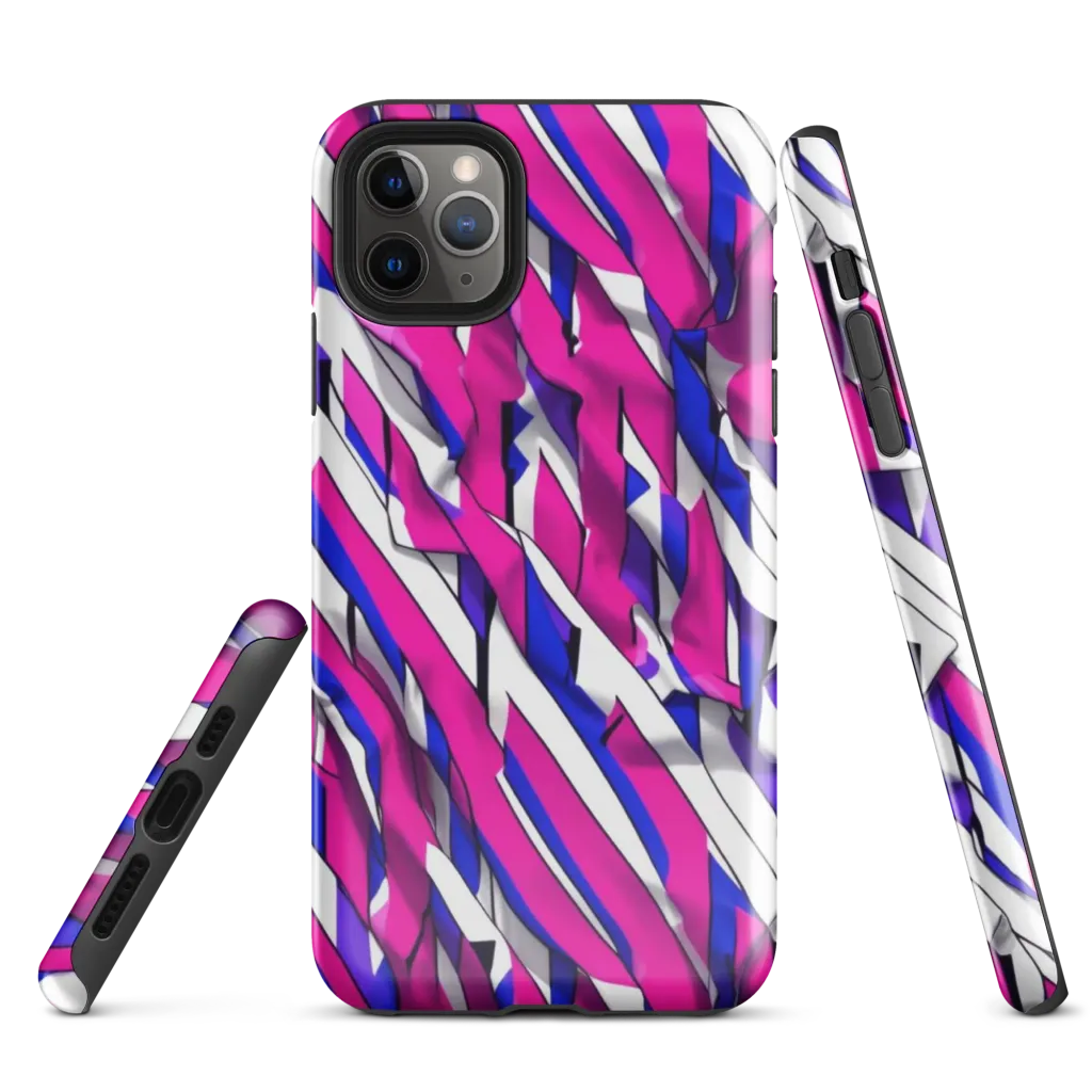 Chromatic Slash on Tough Case for iPhone® — Front