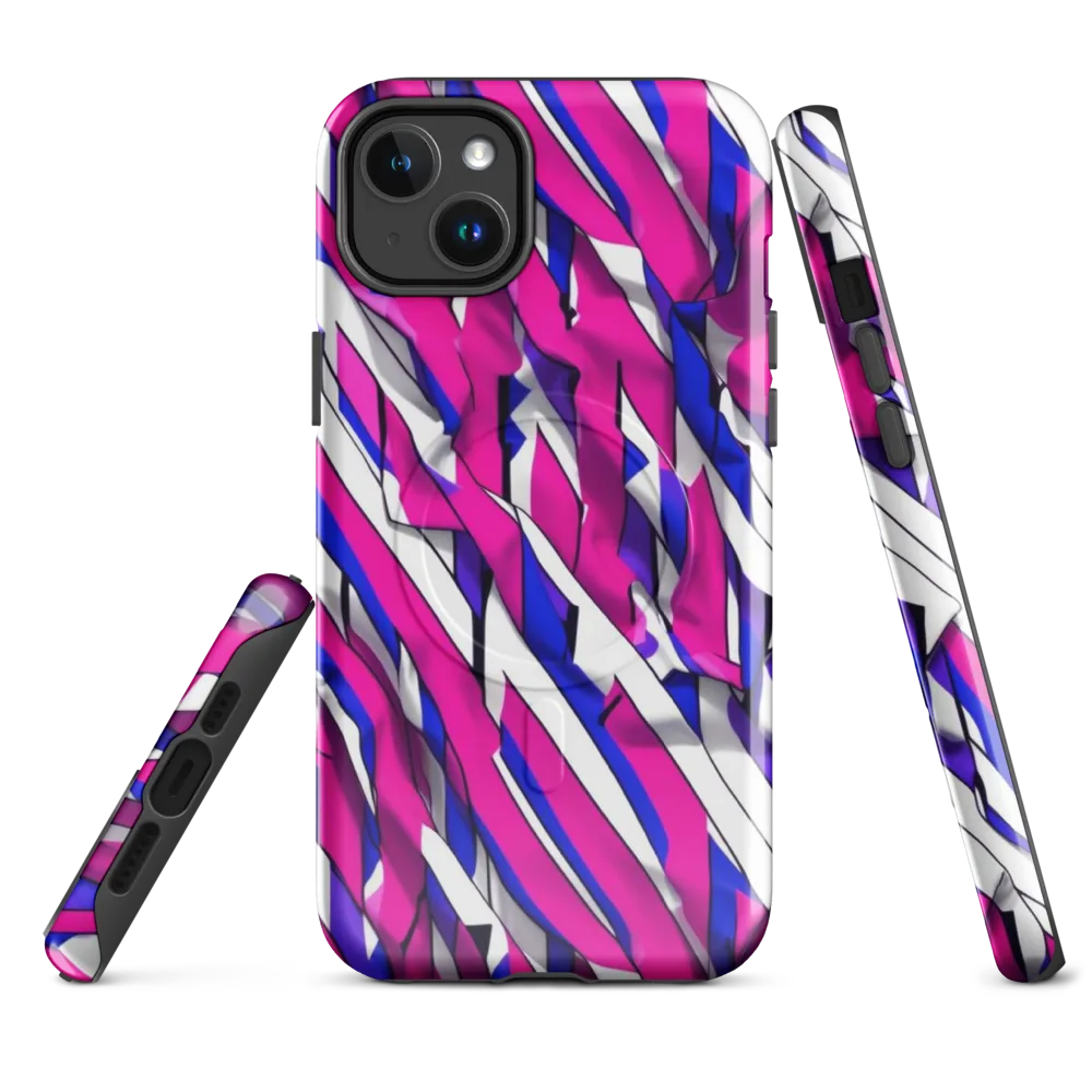 Chromatic Slash on MagSafe Tough Case for iPhone® — Front