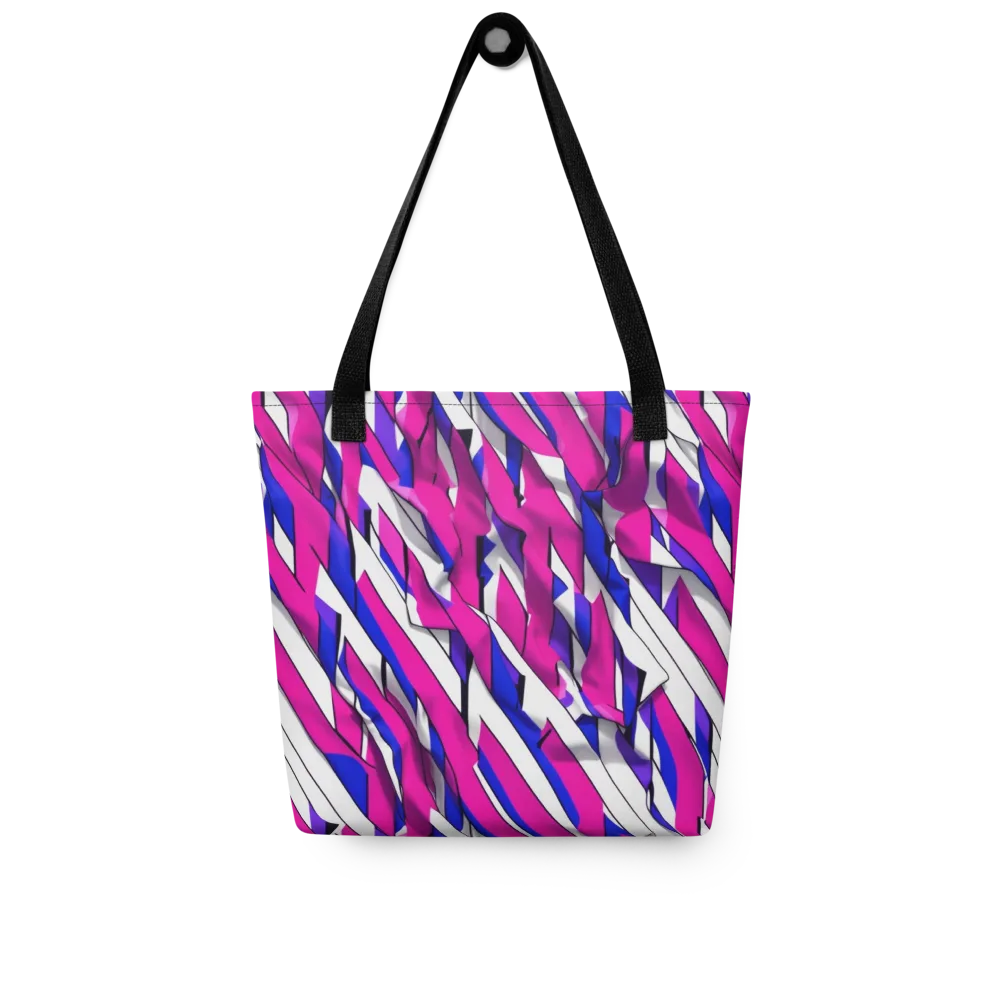 Chromatic Slash on Tote Bag — Front
