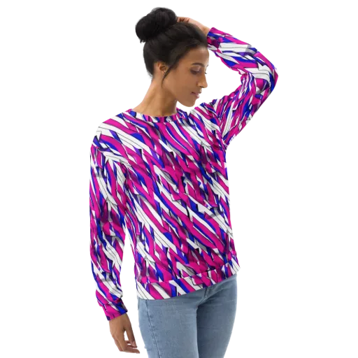 Chromatic Slash on a Sweatshirt