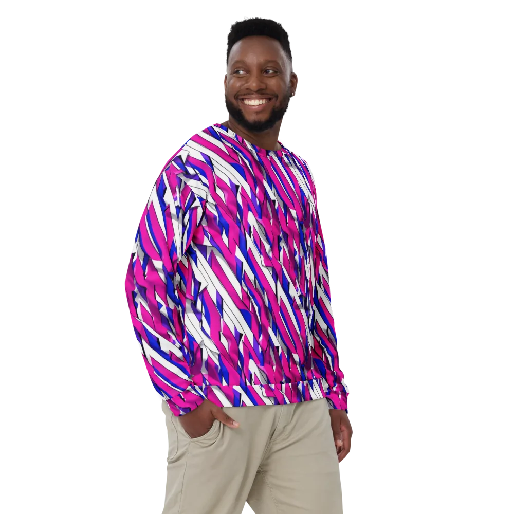 Chromatic Slash on Sweatshirt — Front