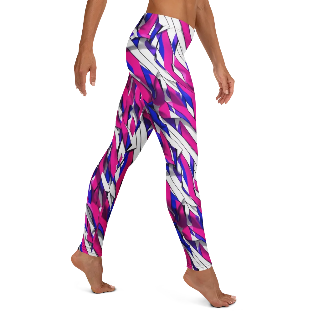 Chromatic Slash on Leggings — Right