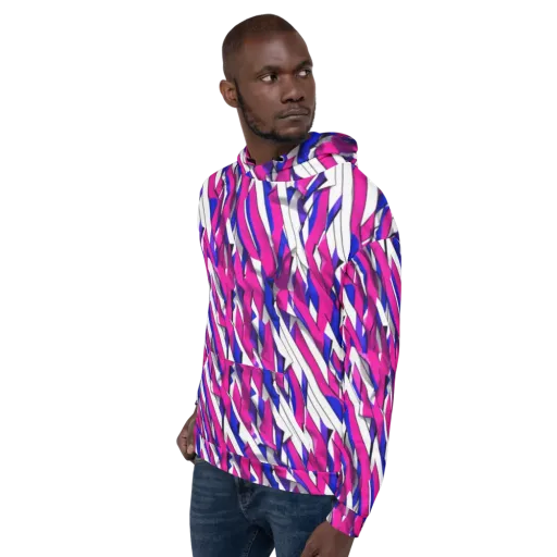 Chromatic Slash on a Hoodie