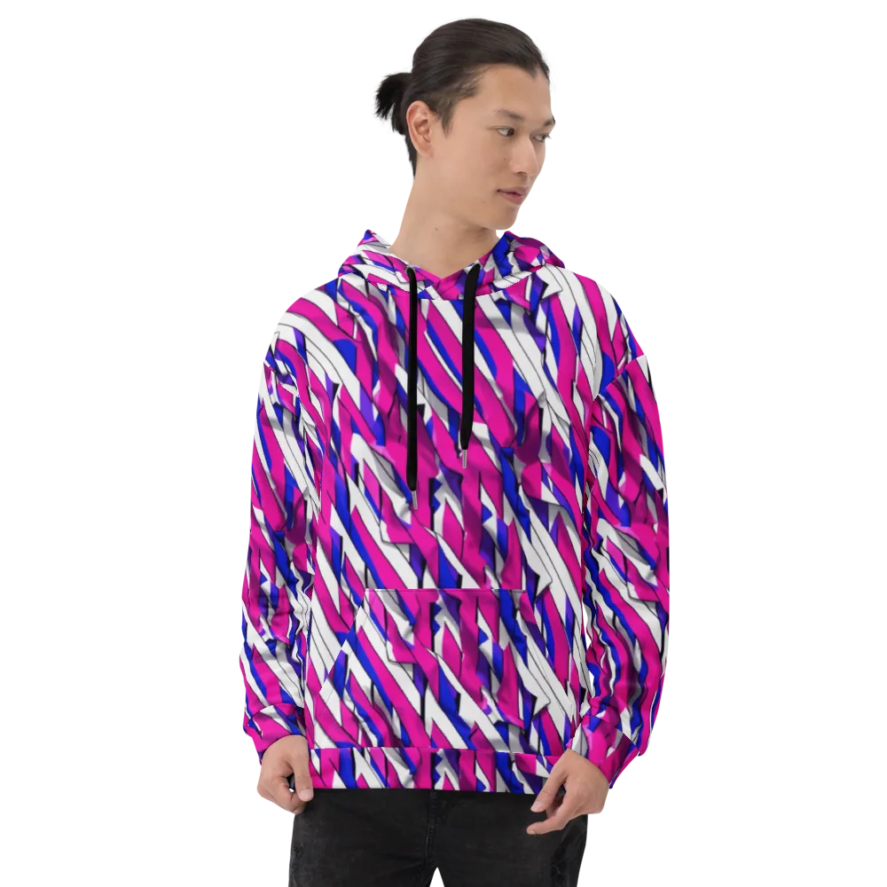 Chromatic Slash on Hoodie — Front