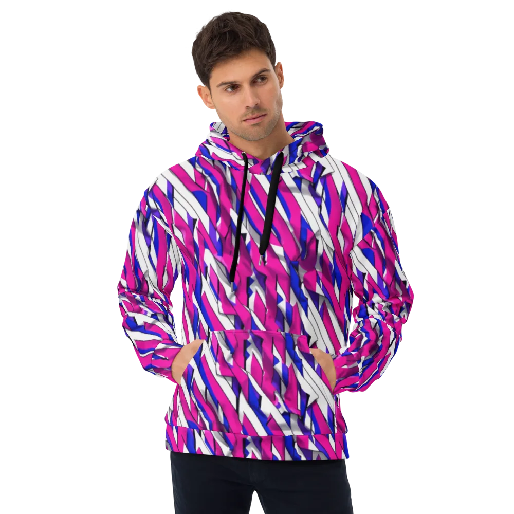 Chromatic Slash on Hoodie — Front