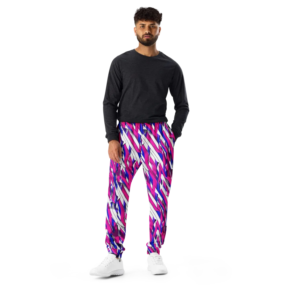 Chromatic Slash on Men's Joggers — Front