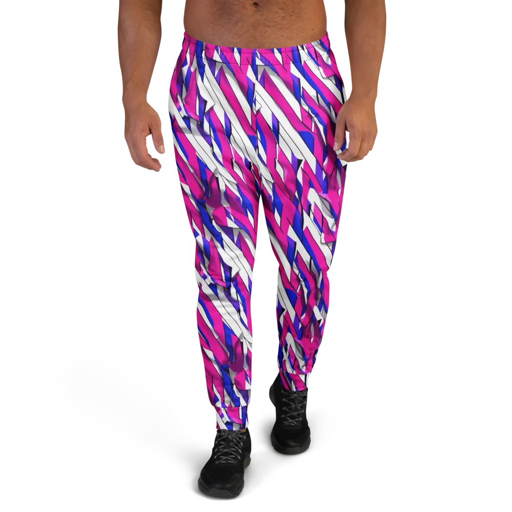 Chromatic Slash on Men's Joggers — Front