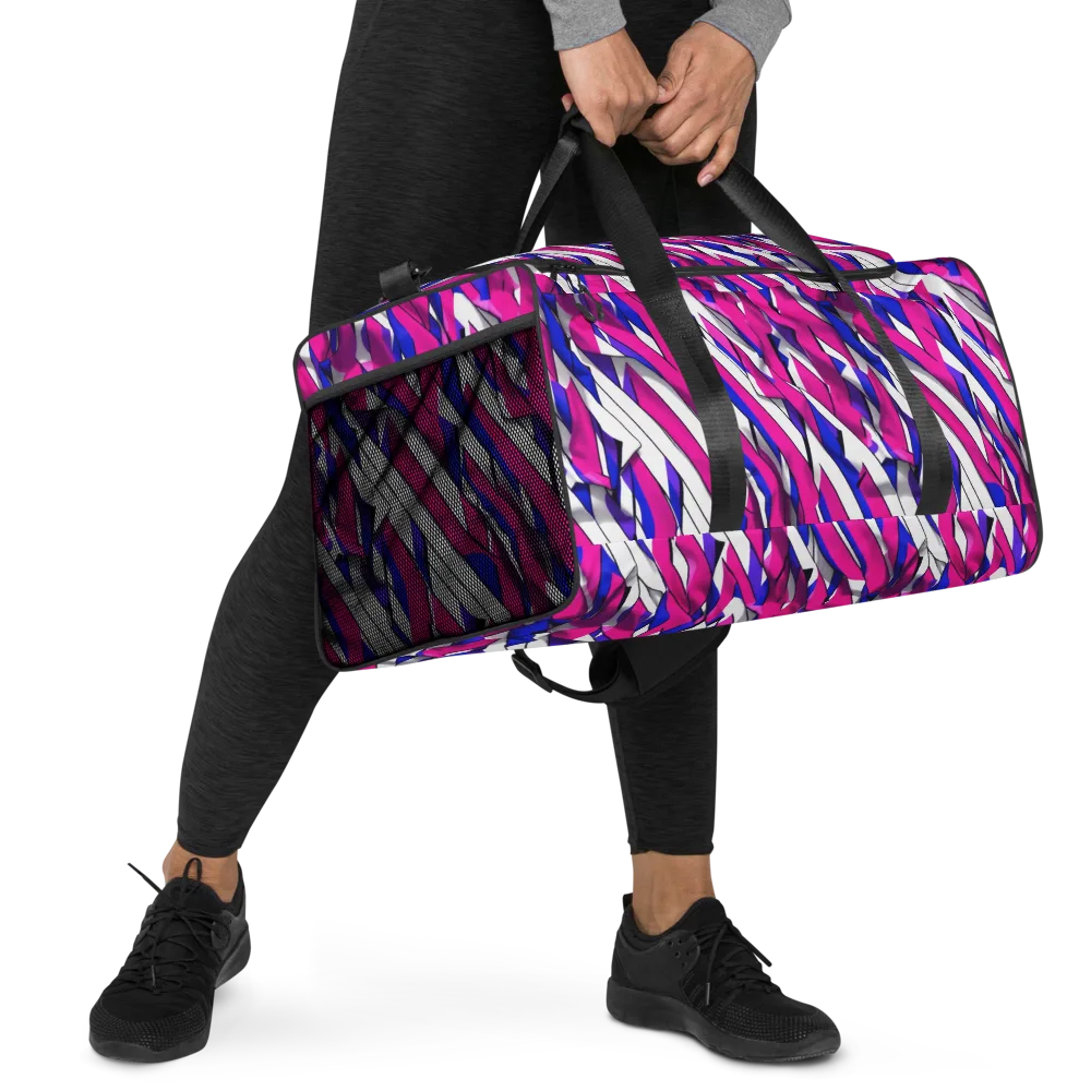 Chromatic Slash on Duffle Bag — Right Front