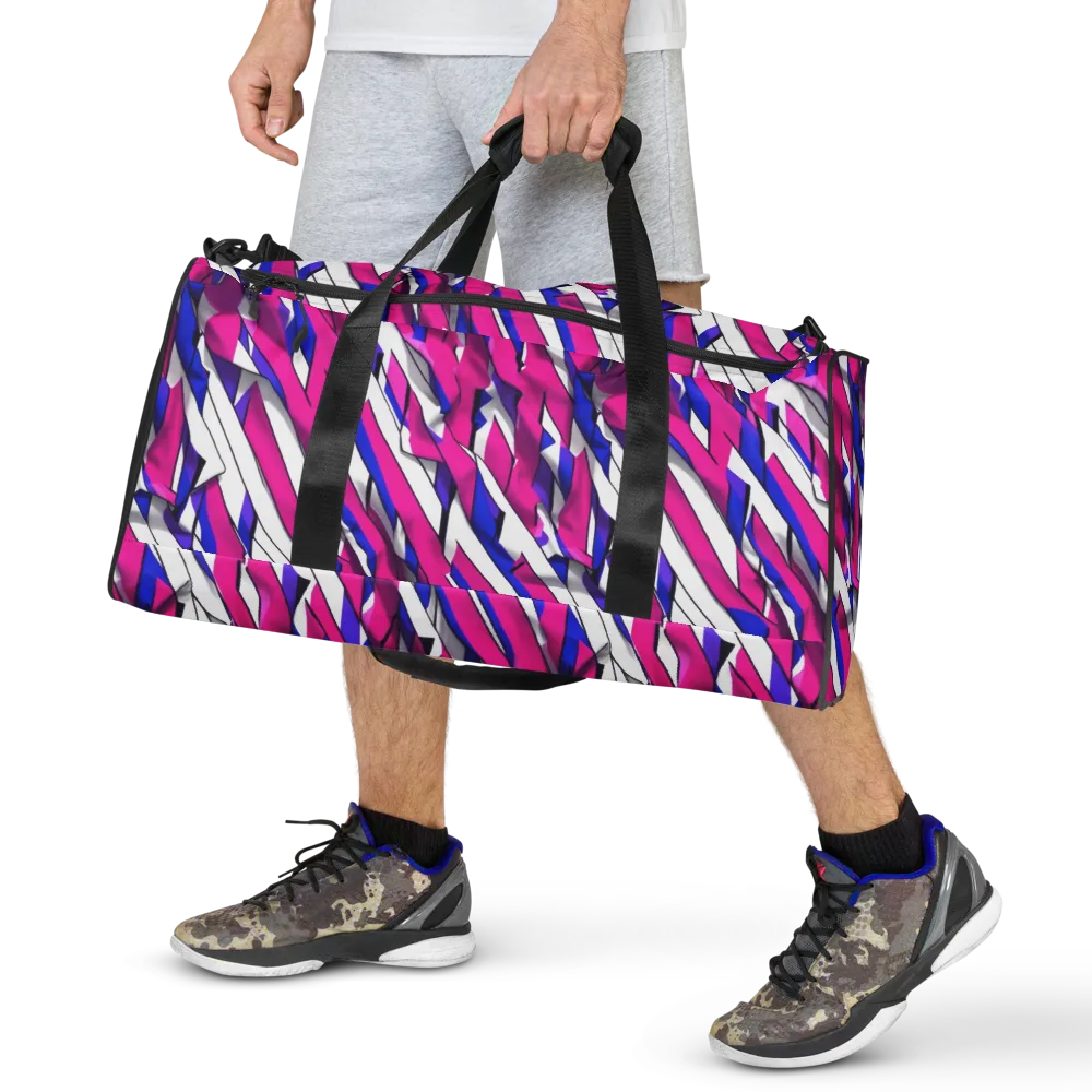 Chromatic Slash on Duffle Bag — Front