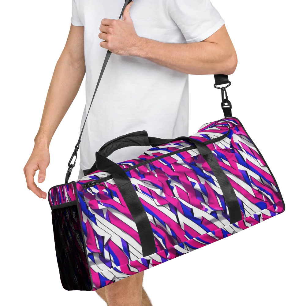 Chromatic Slash on Duffle Bag — Right Front