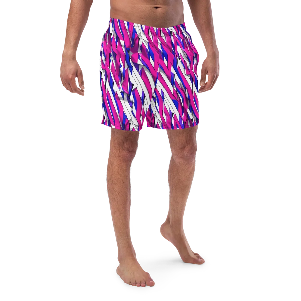 Chromatic Slash on Swim Trunks — Front