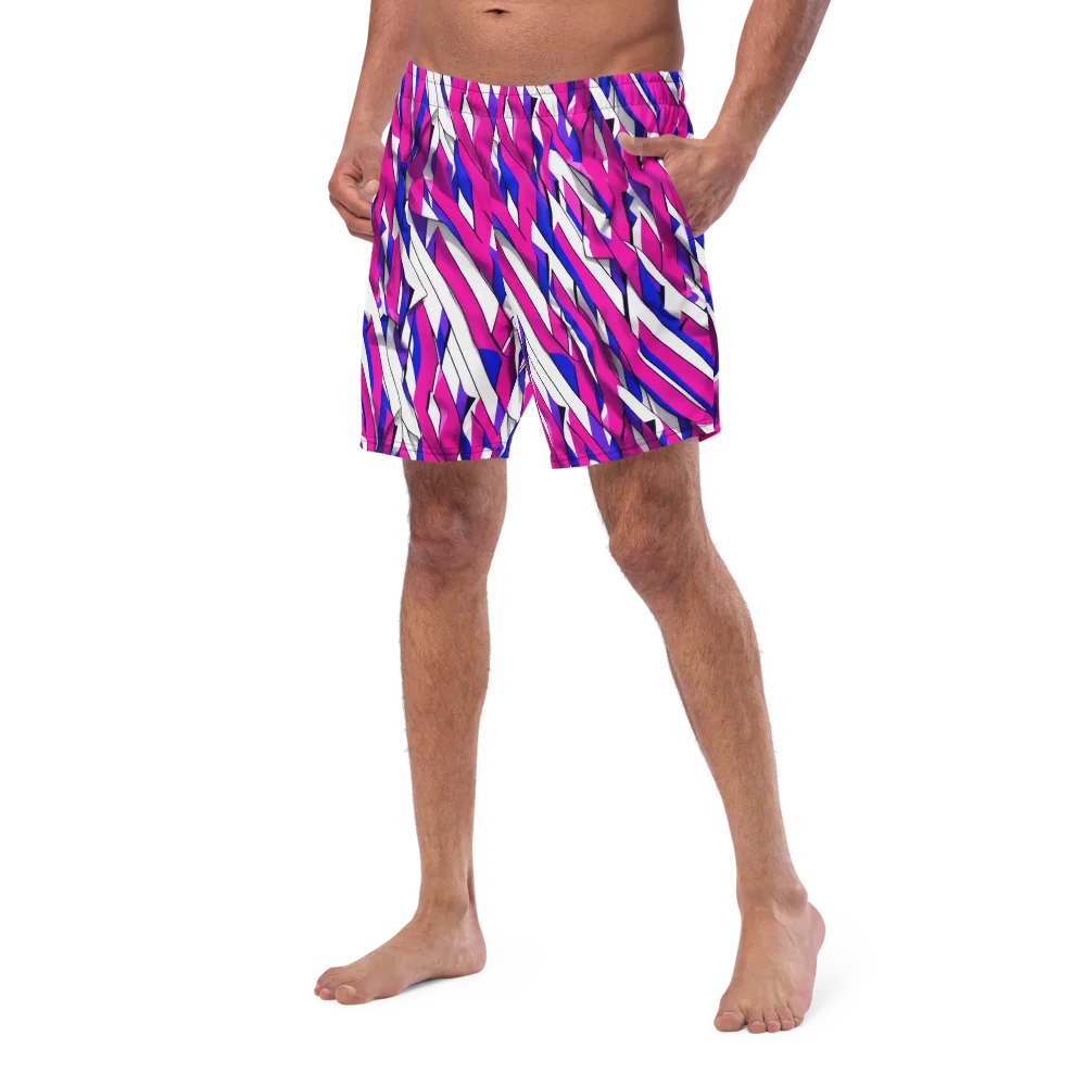 Chromatic Slash on Swim Trunks — Left Front