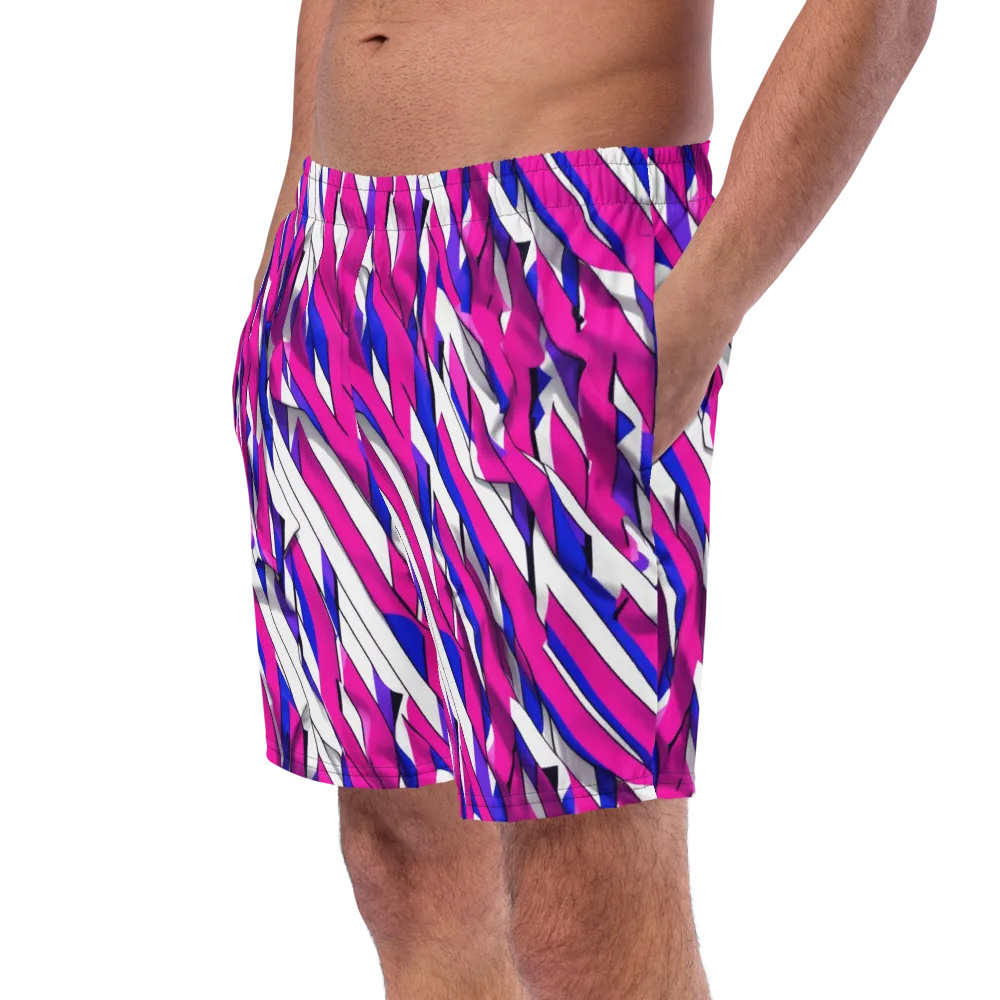 Chromatic Slash on Swim Trunks — Left Front