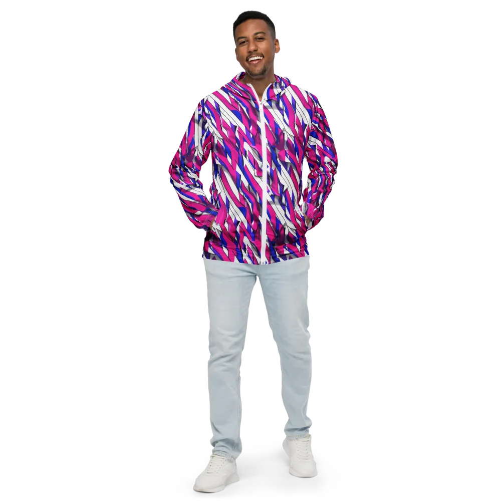 Chromatic Slash on Men's Windbreaker — Front