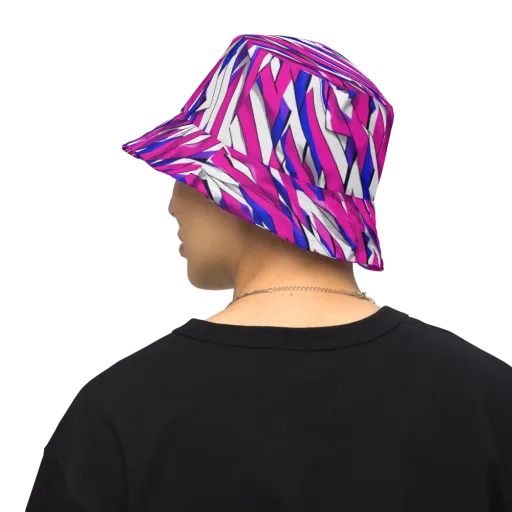 Chromatic Slash on a Reversible Bucket Hat