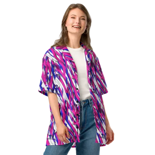 Chromatic Slash on a Button Shirt