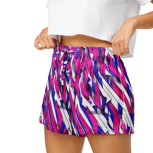 Chromatic Slash on a Women's Pajama Shorts