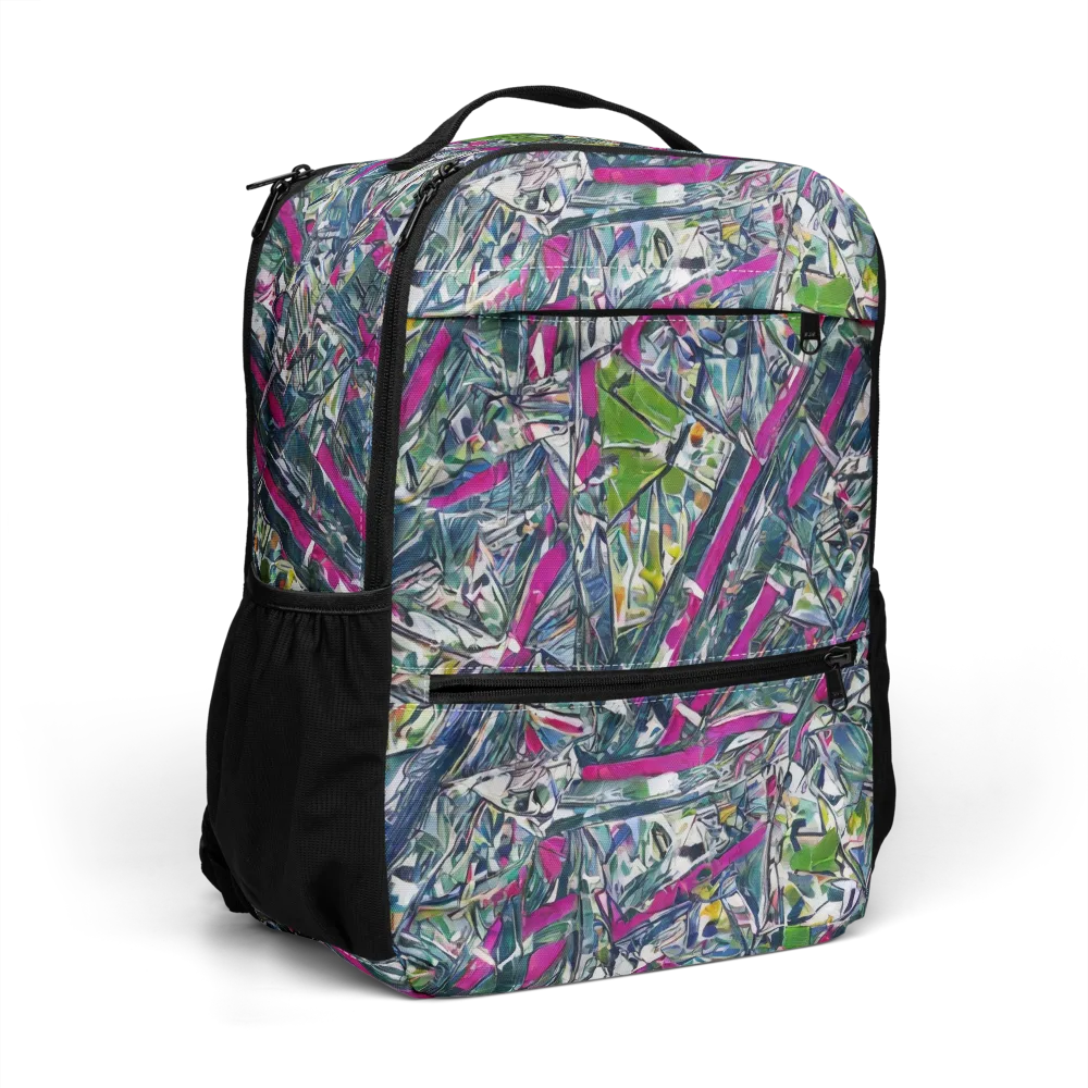 Jewel Distortion on Utility Backpack — Right Front