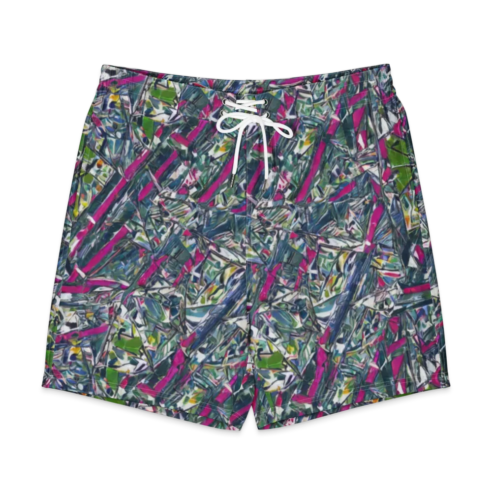 Jewel Distortion on Men's Board Shorts — Front