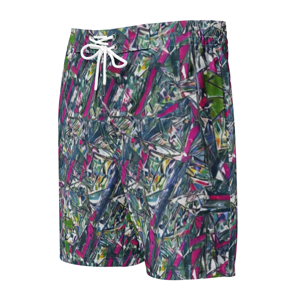 Jewel Distortion on Men's Board Shorts — Front