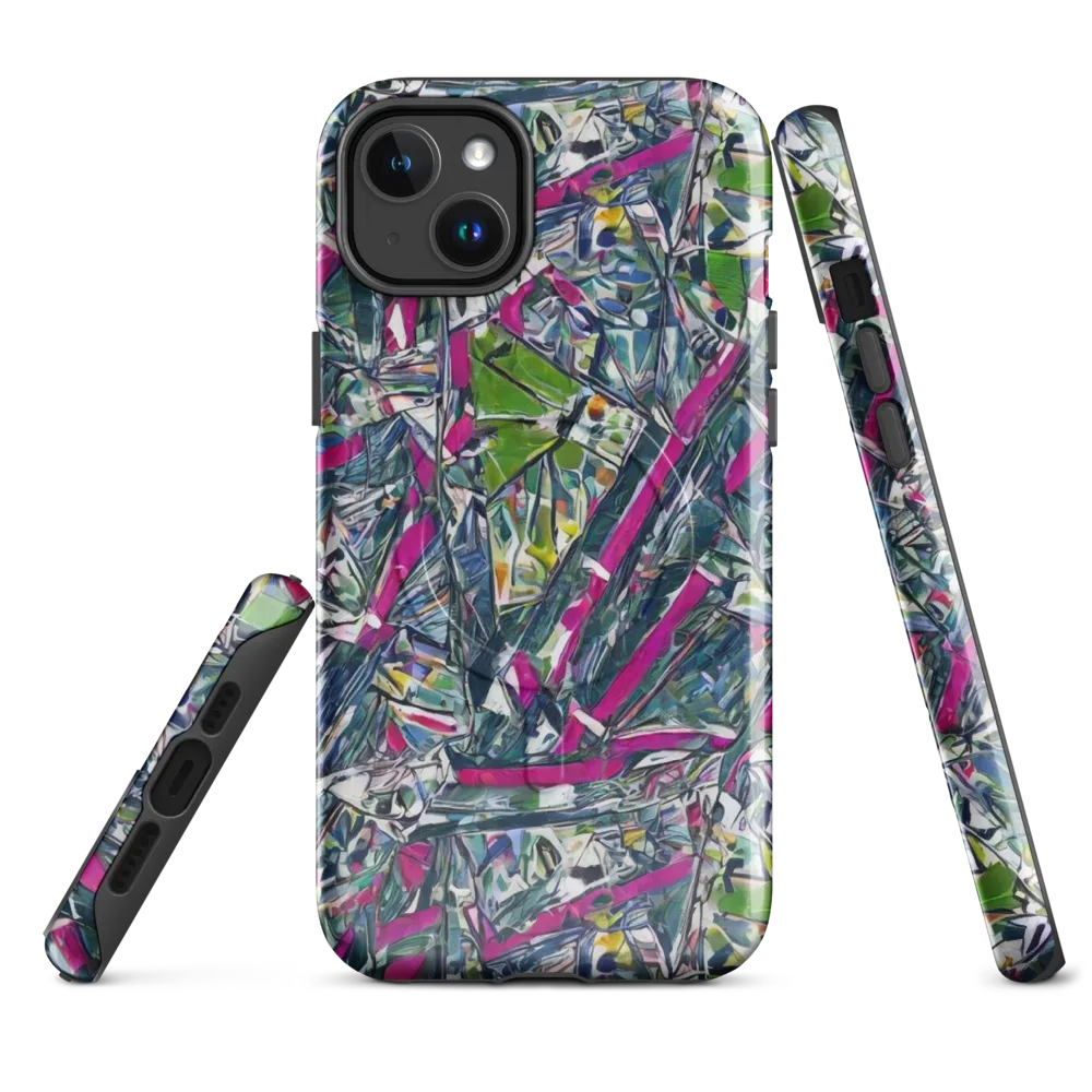 Jewel Distortion on MagSafe Tough Case for iPhone® — Front