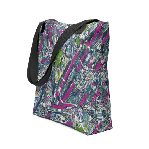 Jewel Distortion on a Tote Bag