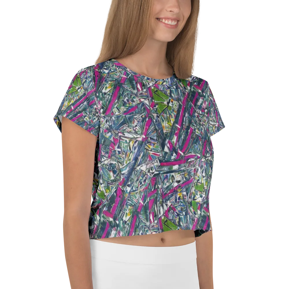 Jewel Distortion on Crop Tee — Right