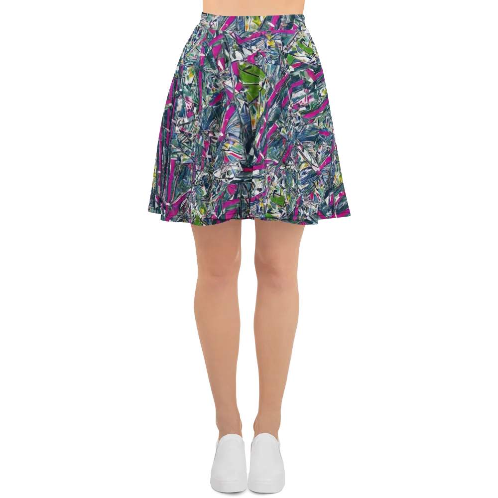 Jewel Distortion on Skater Skirt — Front