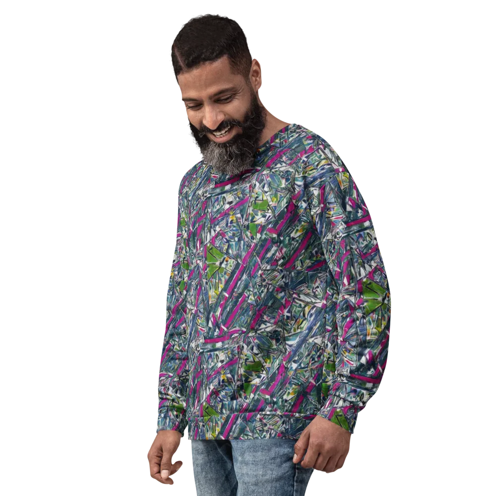 Jewel Distortion on Sweatshirt — Left Front