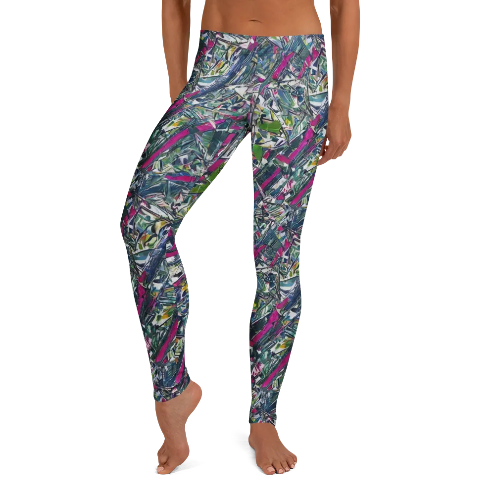Jewel Distortion on Leggings — Front