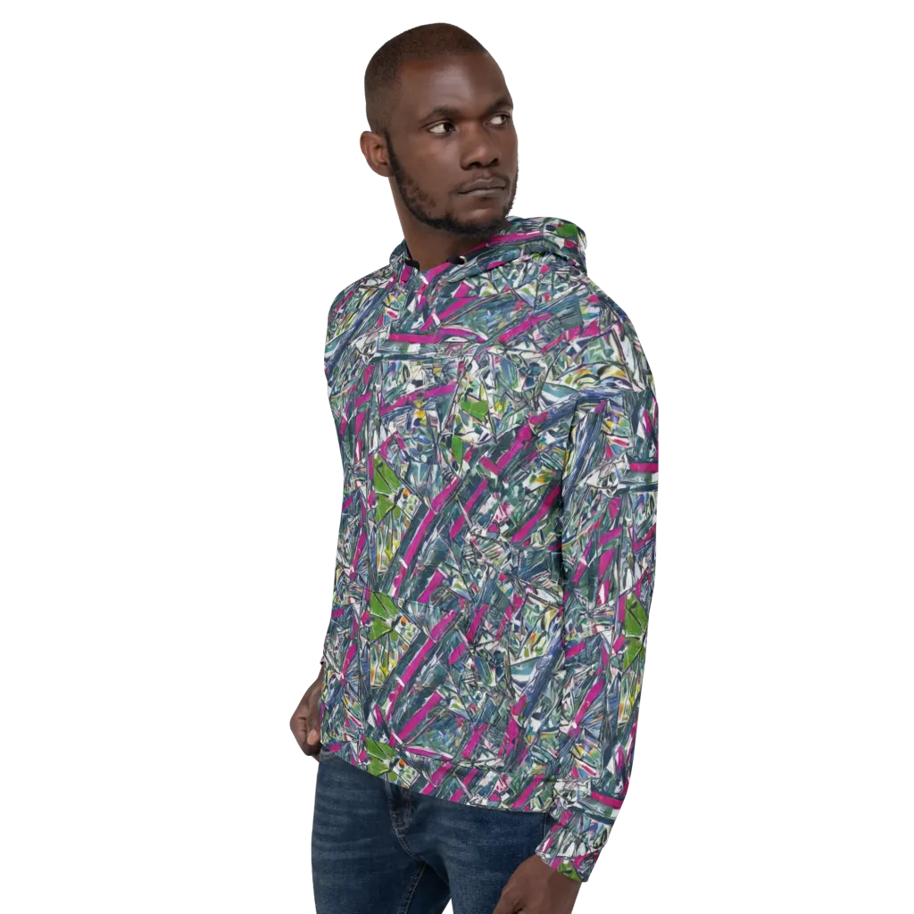 Jewel Distortion on Hoodie — Left