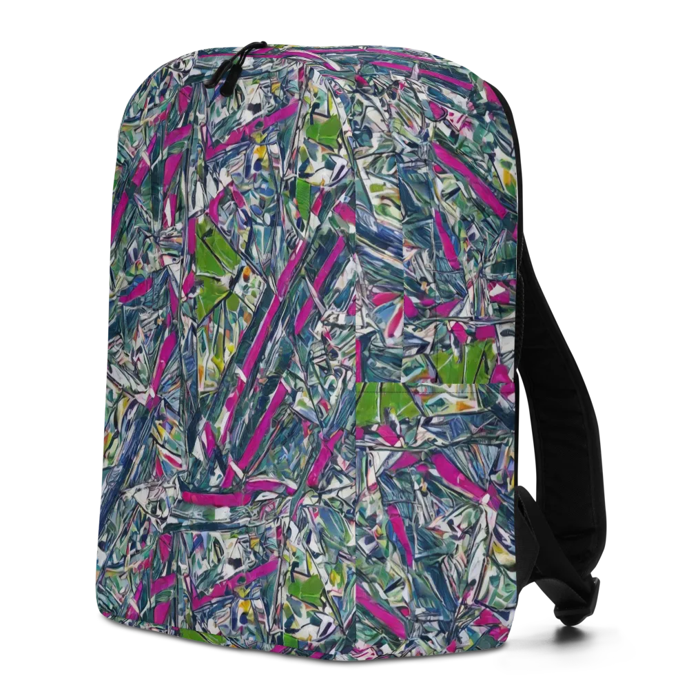 Jewel Distortion on Minimalist Backpack — Left