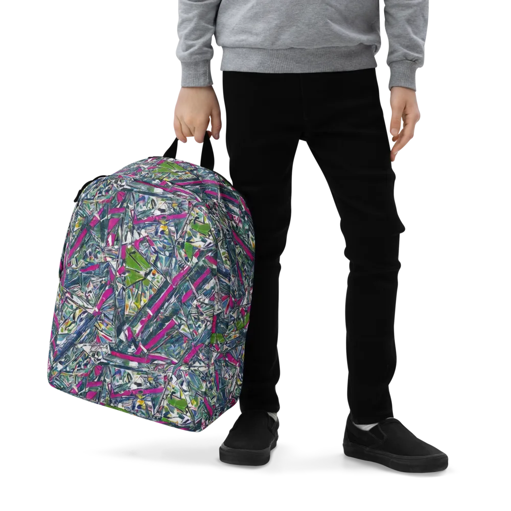 Jewel Distortion on Minimalist Backpack — Zoomed-in
