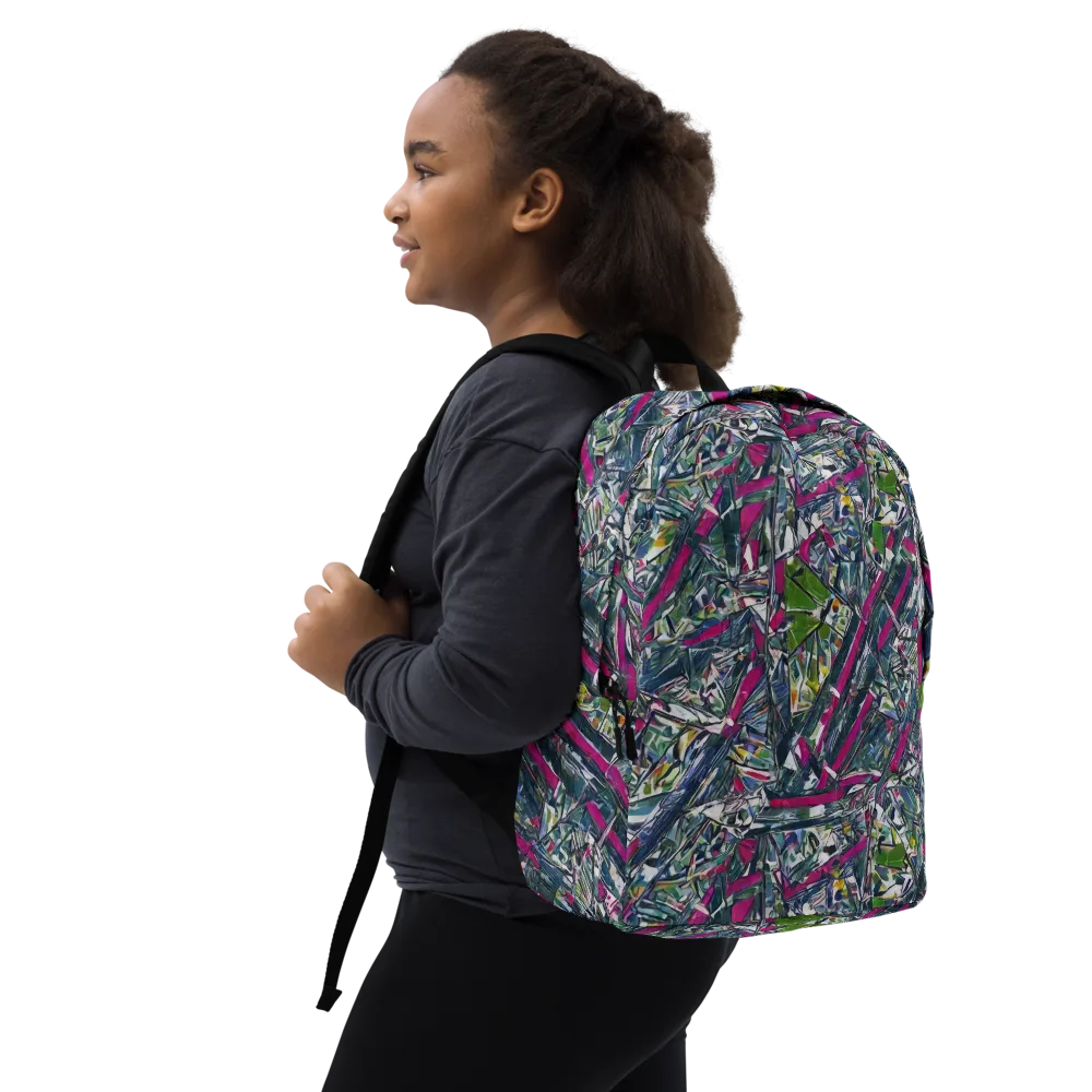 Jewel Distortion on Minimalist Backpack — Right Front