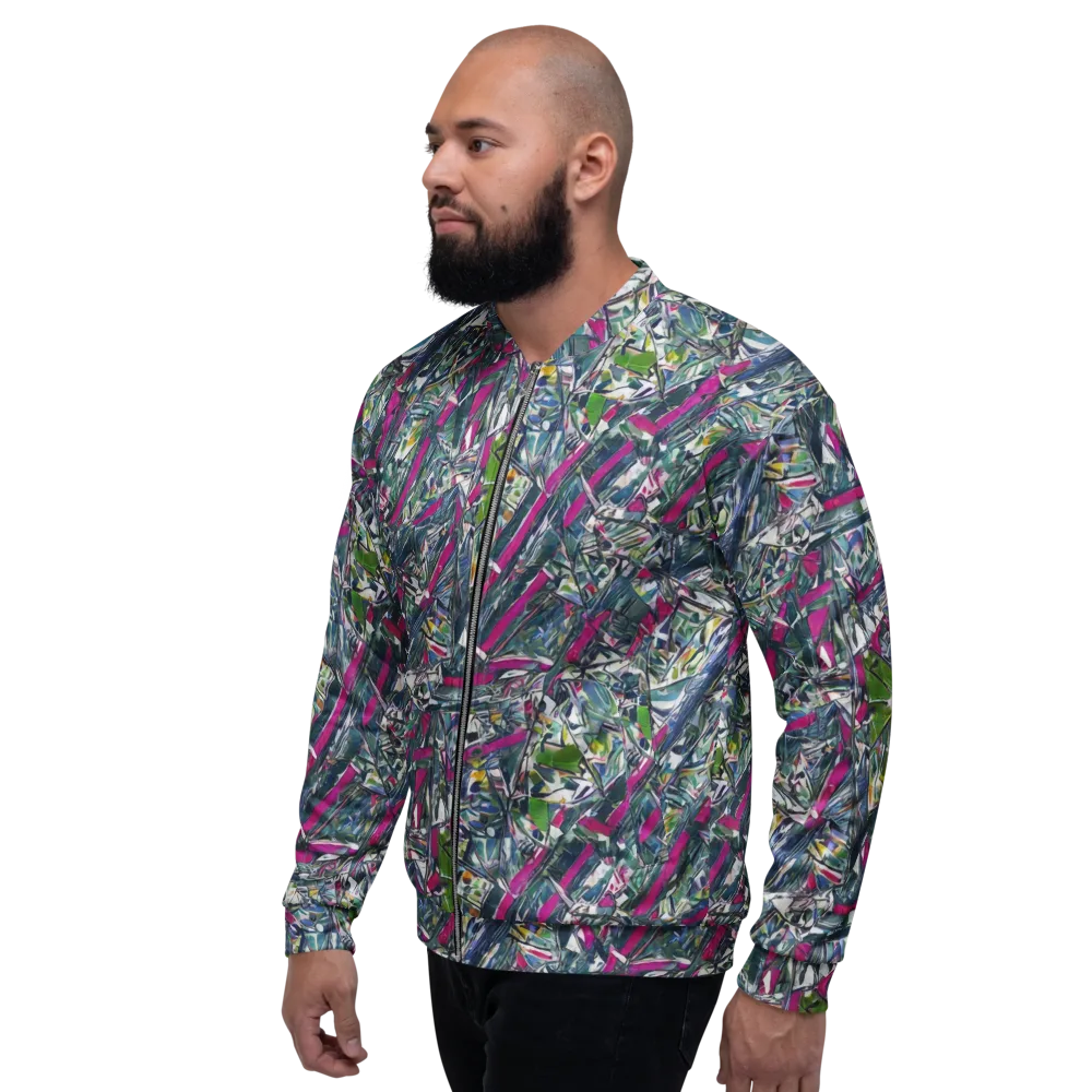 Jewel Distortion on Bomber Jacket — Left