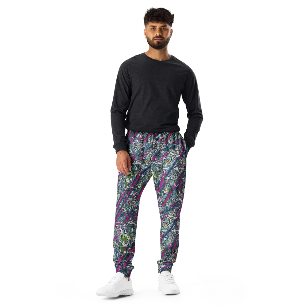 Jewel Distortion on Men's Joggers — Front