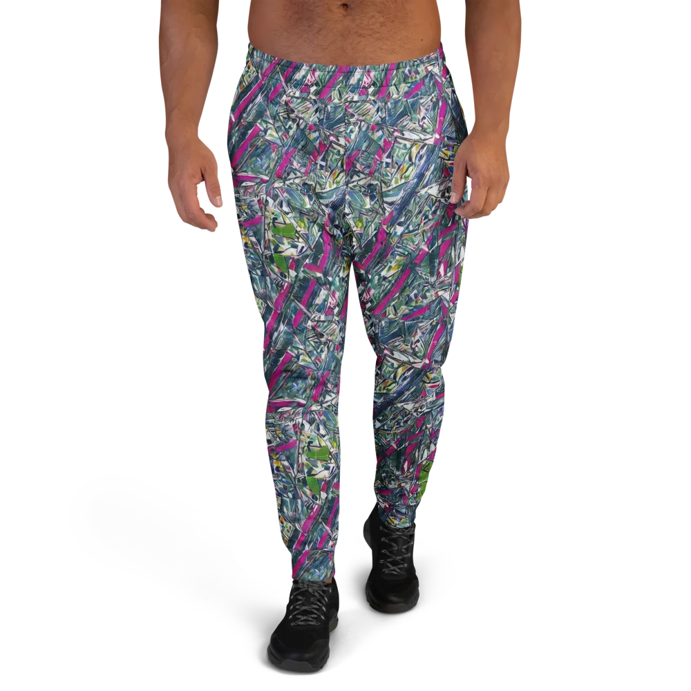 Jewel Distortion on Men's Joggers — Front