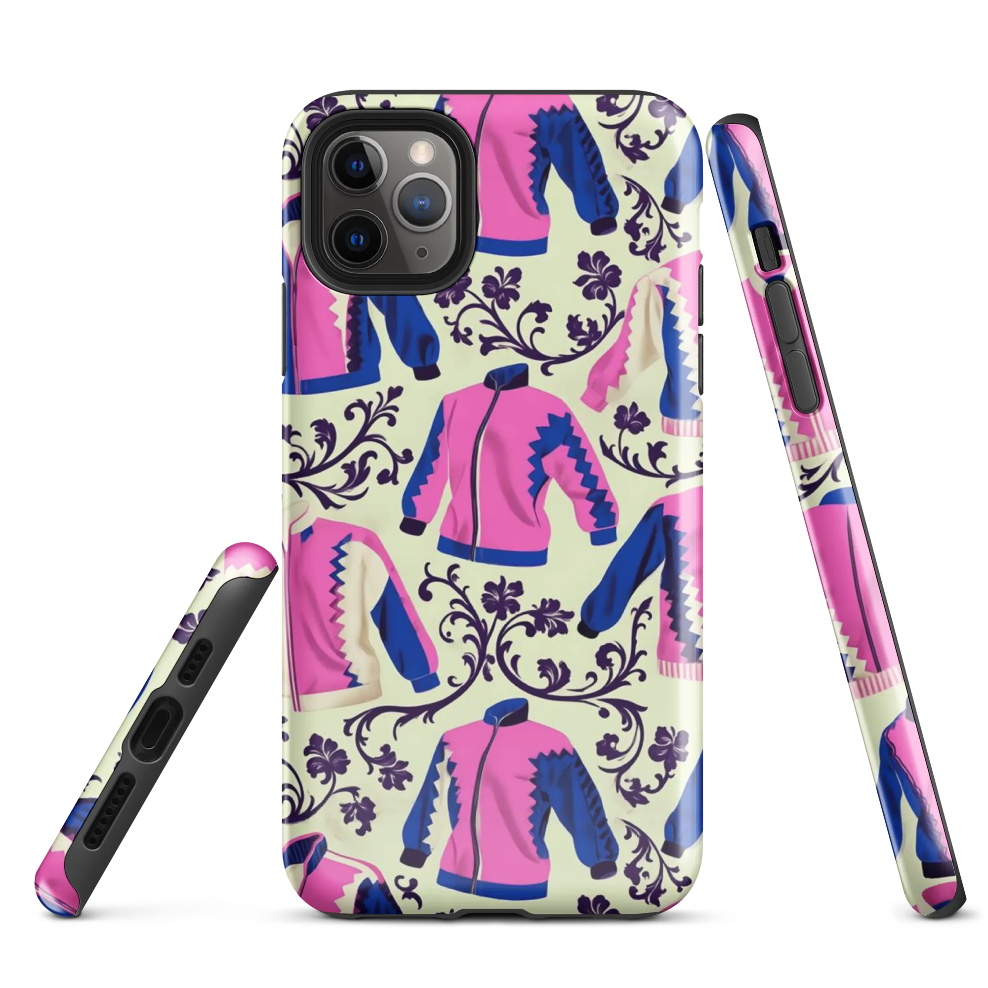 Neon Folklore on Tough Case for iPhone® — Front