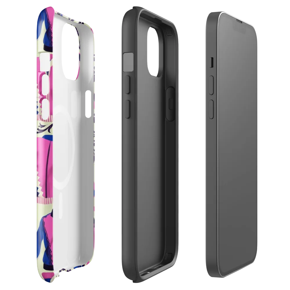 Neon Folklore on MagSafe Tough Case for iPhone® — Front