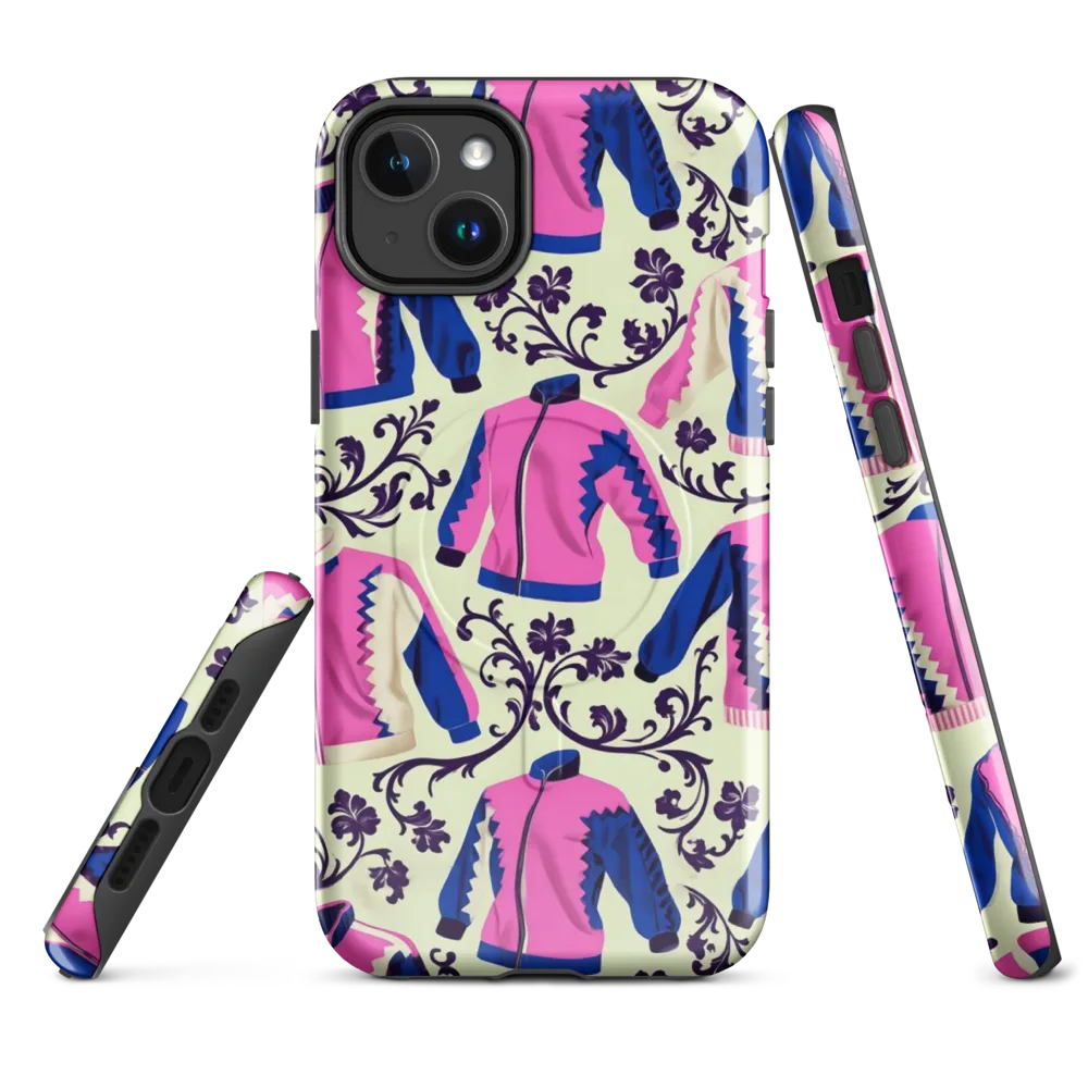 Neon Folklore on MagSafe Tough Case for iPhone® — Front