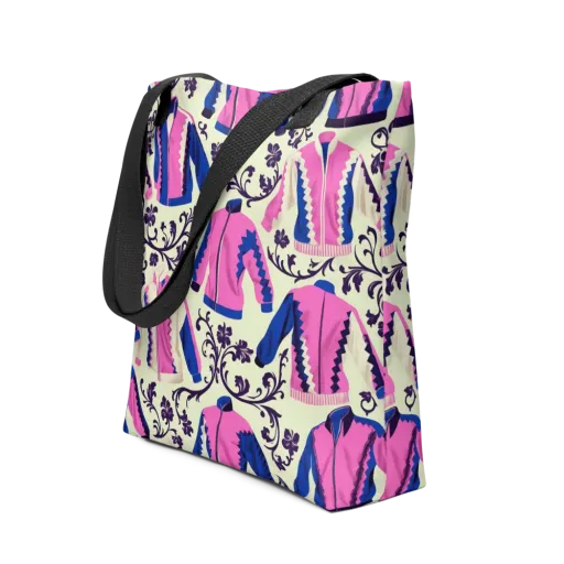Neon Folklore on a Tote Bag