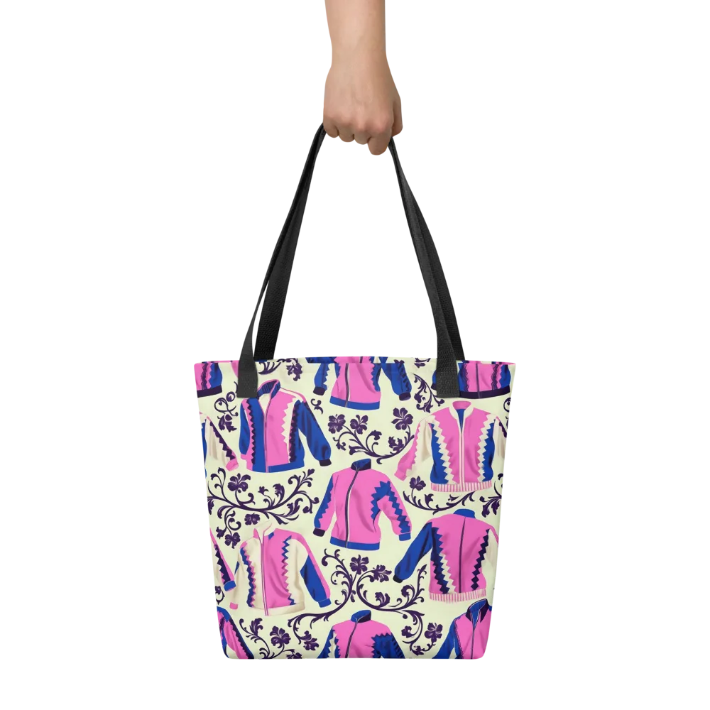 Neon Folklore on Tote Bag — Front