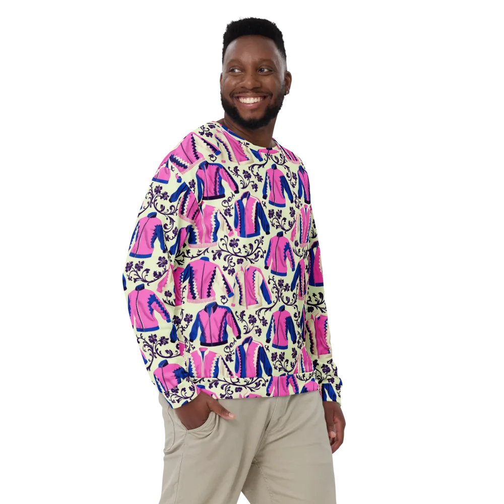 Neon Folklore on Sweatshirt — Front