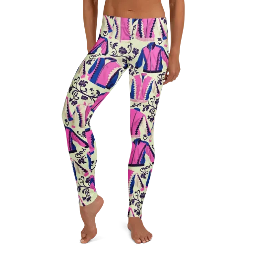Neon Folklore on a Leggings